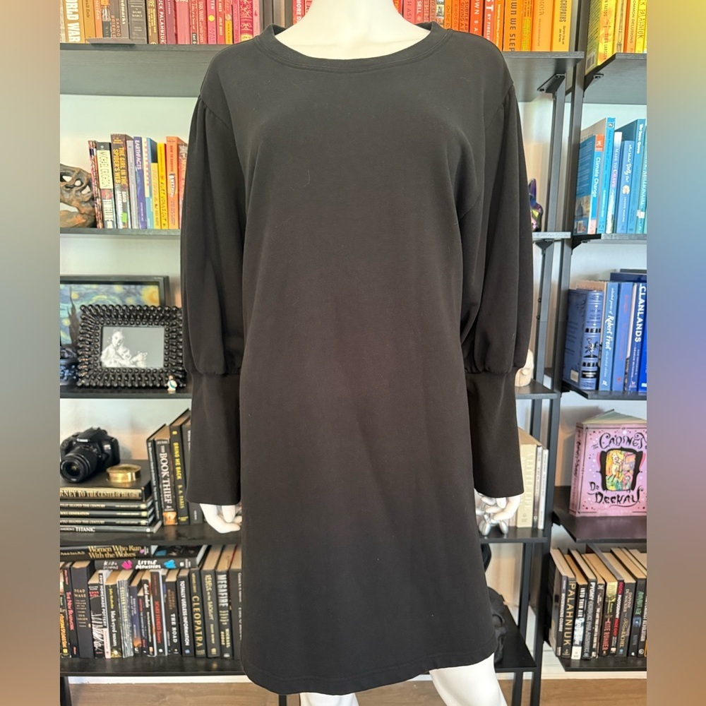 J. Crew Sporty Black Sweatshirt Women's Dress